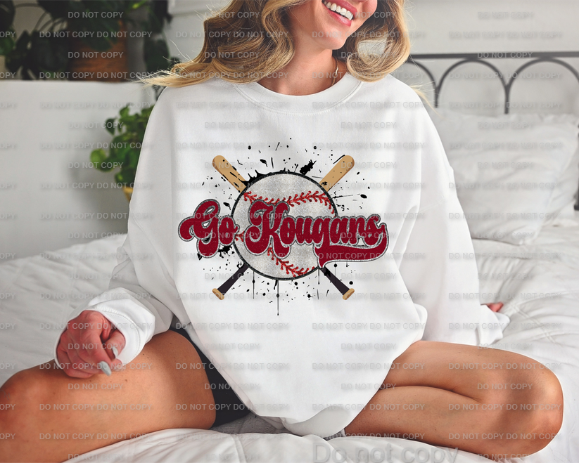 Go Kougar Baseball DTF Transfer