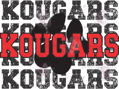 Kougars Stack DTF Transfer