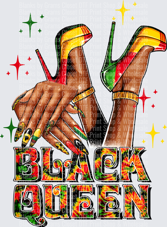 Black Queen Melanin Hands Afro Pride Power