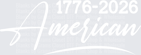 American 1776 to 2026