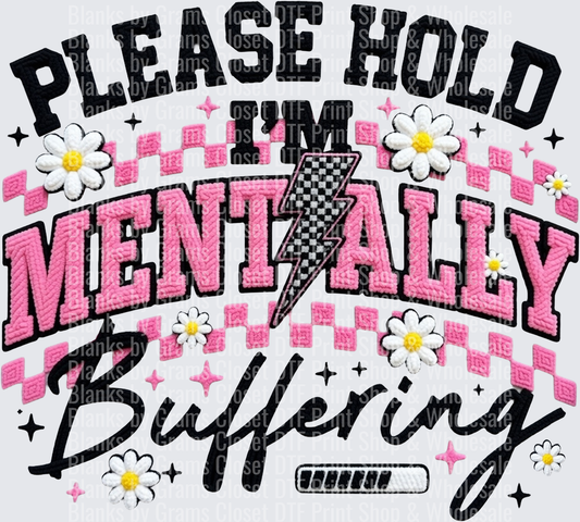 Please Hold I'm Mentally Buffering Loading Bar Design