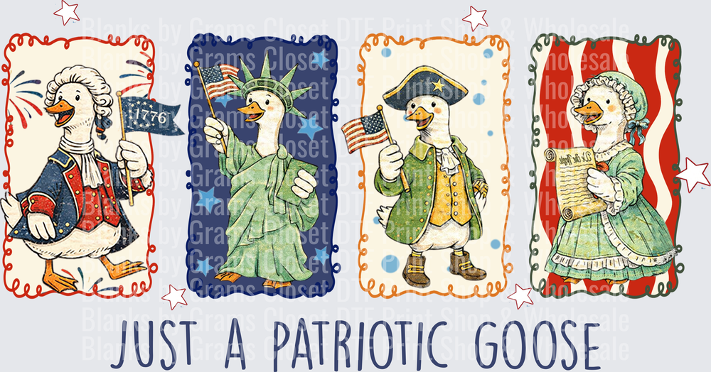 Just A Patriotic Goose American History Character Collection