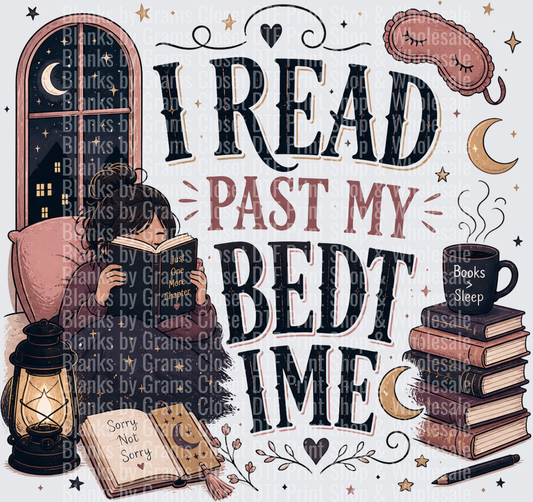 I Read Past My Bedtime Cozy Bookworm Night Reader